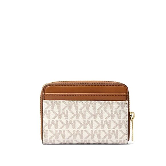 New Michael Kors Jet Set Travel Medium Card case Wallet Vanilla Multi - Picture 3 of 3